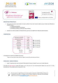 Fiche produit Lagad Perfoma