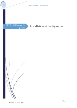 Installation et Configuration