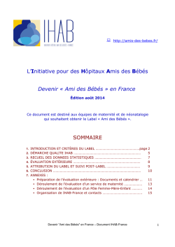 Devenir « Ami des Bébés » en France