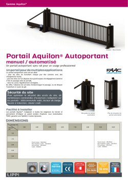 Portail Aquilon® Autoportant