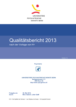 Download Qualitätsbericht - H+ spitalinformation.ch