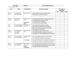 MCF 3M1 Unit5 Outline Nov 2014