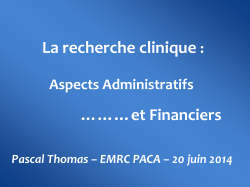 aspects administratifs et financiers (PDF)