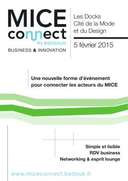 Mice Connect Bedouk 15 - Plaquette Commercial.indd