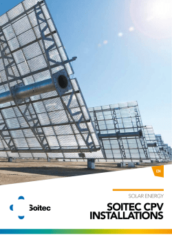 SOITEC CPV INSTALLATIONS