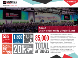 GSMA Mobile World Congress 2015