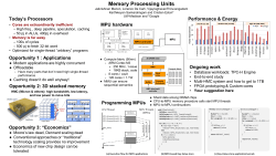 Memory Processing Units (Awarded BEST POSTER of