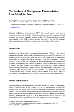 Mechanisms of Multiphoton Photoemission from Metal Surfaces