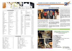 janvier 2014 - Saint Germain du Puy
