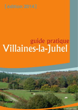 Guide pratique Villaines-la-Juhel 2014