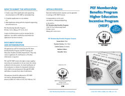 HEIP - PEF Membership Benefits
