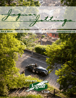 Jaguar Jottings - July 2014