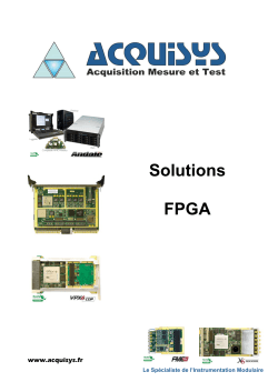 Catalogue Solutions FPGA 2014