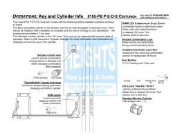 simplex securitec 1855 - Heights Key, Lock and Safe