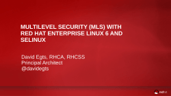 multilevel security (mls)