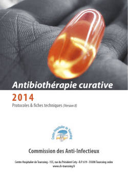 Antibiothérapie curative 2014