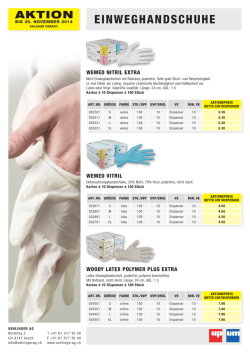 EINWEGHANDSCHUHE - Uehlinger Papier