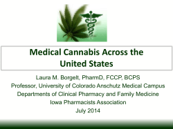 Marijuana - Iowa Pharmacy Association