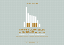 Actions culturelles et musiques actuelles - Volume