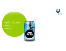 Hydro Update