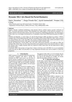 Dynamic MLC-QA Based On Portal Dosimetry