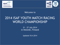 Match Youth Worlds competitor guide
