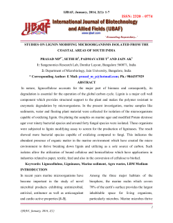ISSN: 2320 &ndash; 0774