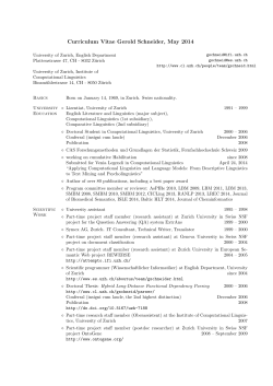 CV Gerold Schneider, Mai 2014 (PDF, 152 KB)