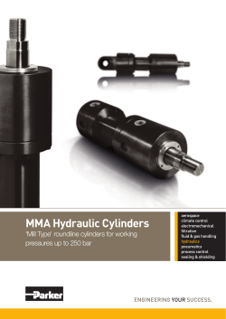 MMA Round-line Hydraulic Cylinders ISO 6022 250