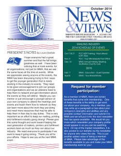 October 2014 - Minnesota Mailers Association