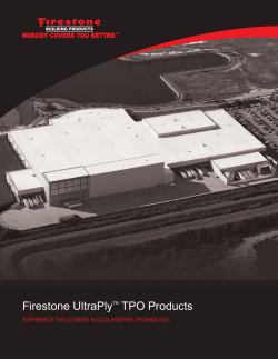 Firestone UltraPly TPO Brochure