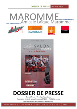 DOSSIER DE PRESSE - Art-Culture