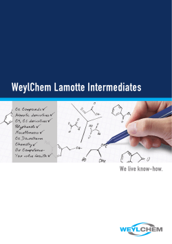 Lamotte Intermediates Brochure