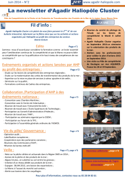 Newsletter Juin 2014 version Pdf