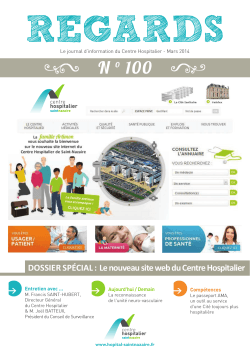 N°100 - Mars 2014 - Centre hospitalier de Saint