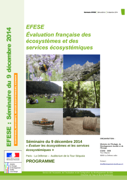 E F E S E : S &eacute;m in aire d u 9 d &eacute;cem b re 2 0 1 4