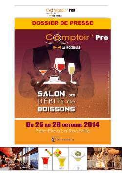 DOSSIER DE PRESSE - Salon Comptoir Pro