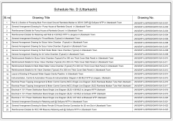 Schedule No. D (Uttarkashi)