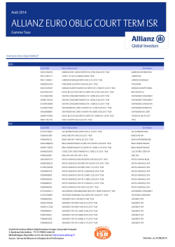 Cadenza Document - Allianz Global Investors France