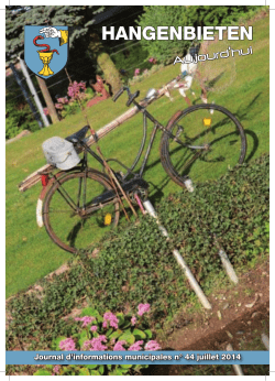 HANGENBIETEN - Communaut&eacute; de Communes les Ch&acirc;teaux