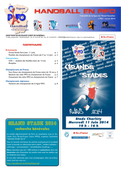 Journal n&deg;921 du 6/06/14