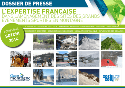 Les entreprises françaises pour Sotchi