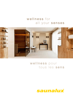 wellness for all your senses wellness pour tous les sens
