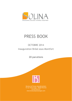 PRESS BOOK - Solina