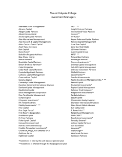 Investors and Vendors List