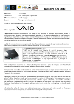 Histoire des Arts - missiontice.ac
