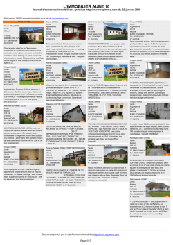 Journal immobilier 10