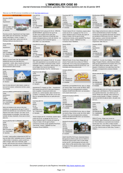 Journal immobilier 60