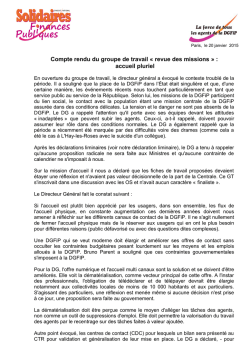 revue des missions &raquo; : accueil pluriel