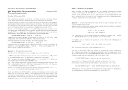Assessed coursework - Department of Computing